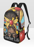 Teacher Life Backpack – Stylish, Bold & Made for Educators