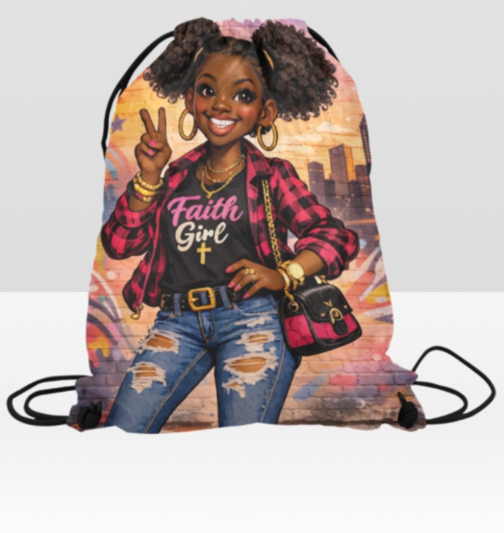 Faith & Culture Collection Drawstring Bags