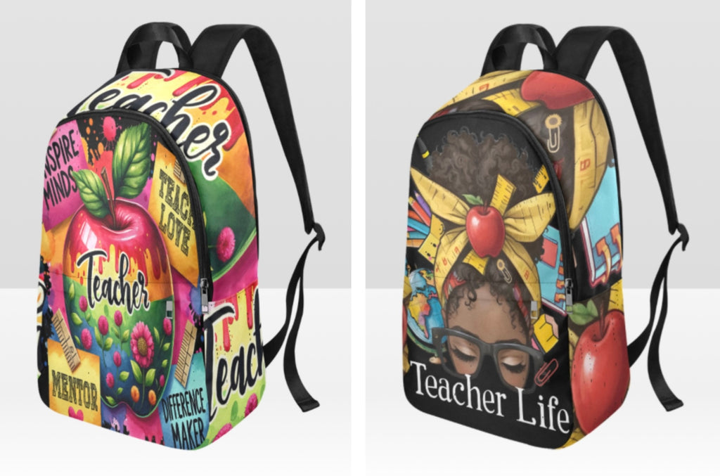 Teacher Life Backpack – Stylish, Bold & Made for Educators